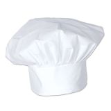 Club Pack of 12 White Adult Unisex Chef's Toque Hats Halloween Costume Accessories - One Size (1)